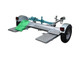  Galvanized Stow and Go Folding Car Tow Dolly Side view