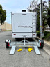 Galvanized EZ Haul Car Tow Dolly with front view