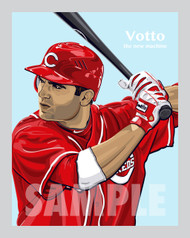 Digital Illustration of Joey Votto - one of rising stars from The New Machine!