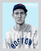 Digital Illustration of Ted Williams – Hall of Famer and one of the All-Time great Diamond Legends of baseball