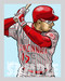 Digital Illustration of an All-Time fan favorite, "Spuds" Chris Sabo!