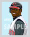 Digital Illustration of Ken Griffey Jr. – Hall of Famer and one of the All-Time great Diamond Legends of baseball!
