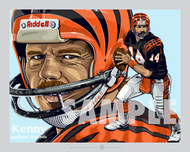 Digital Illustration of Kenny Anderson - one of Cincinnati's all-time gridiron greats quarterback!!