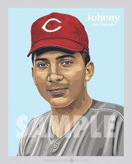Digital Illustration of Hall of Famer and Cincinnati great, Johnny Bench!!