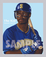 Digital Illustration of one of the All-Time Diamond Legends of baseball, The Kid, Hall of Famer Ken Griffey, Jr.!