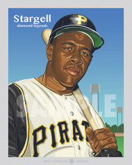 Digital Illustration of one of the All-Time Diamond Legends of baseball, Hall of Famer and Pittsburgh Great Willie Stargell!