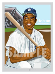 Digital Illustration of one of the All-Time Detroit Greats and Fan Favorite Willie Horton!