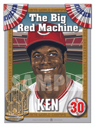 Illustration of Big Red Machine and Cincinnati fan favorite #30 Ken Griffey!