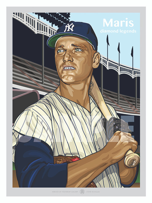Illustration of one of the All-Time New York Greats Roger Maris!