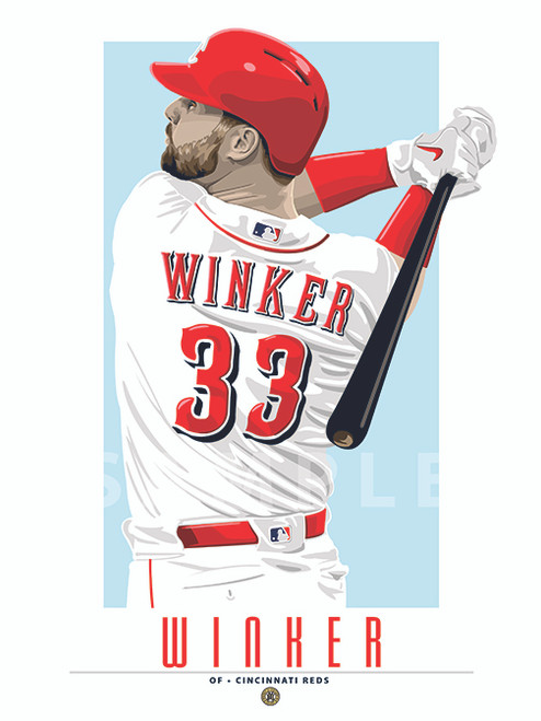 POP ART series of Cincinnati's fan favorite Jesse Winker!