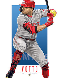Digital Illustration of all-time fan favorite Joey Votto.