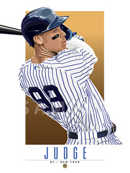 Digital Illustration of fan favorite Aaron Judge.