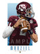 Illustration of one of Texas A&M's  All-Time Greats Johnny Manziel.