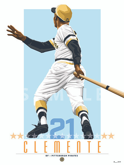 New limited and numbered series by national recognized sports artist Steve Douglas. Each print is numbered and signed by the artist and printed on high-quality, bright-white,
matte-finish paper. Perfect for autographs and ready for framing. Please note that number 1 and 21 have been taken. Numbers cannot be requested.
