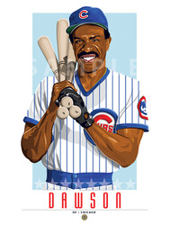 Hit a homer with your home decor!

Our Andre Dawson illustration is the perfect way to show off your love of our great American pastime. This design comes in a standard 12” x 16” size that is easy to frame for your man cave, office, or wherever else you might need to show off your love for the sport.

Each print comes to you in mint condition, professionally printed on a heavyweight cover stock paper that is perfect for autographs. 

This print is a great gift idea for Christmas, Father's Day, Mother's Day, Valentine's Day, Birthday or Anniversary!

HIGHLIGHTS:
- Player: Andre Dawson
- Team: Chicago Cubs
- Sport: Baseball
- Great For Autographs