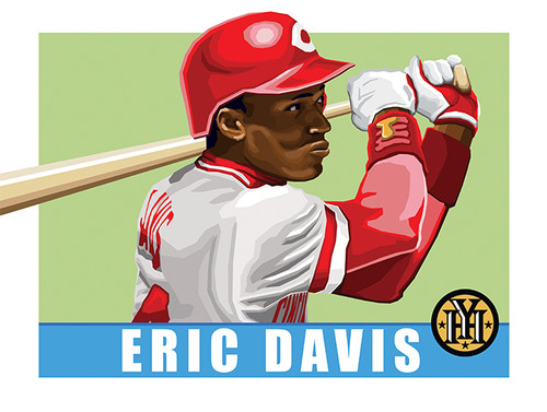 Our EWric Davis or the Cincinnati Reds illustration done in the 1949 Leaf Style is the perfect way to show off your love of our great American pastime. This design comes in a standard 12” x 16” size that is easy to frame for your man cave, office, or wherever else you might need to show off your love for the sport.

Each print is in mint condition and professionally printed on heavyweight cover stock paper, perfect for autographs. 

This print is a great gift idea for Christmas, Father's Day, Mother's Day, Valentine's Day, Birthday, Anniversary, or any occasion!