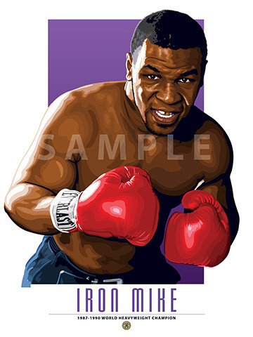 Our Mike Tyspn Iron Mike illustration is the perfect way to show off your love of boxing. This design comes in a standard 12” x 16” size that is easy to frame for your man cave, office, or wherever else you might need to show off your love for the sport.

Each print is in mint condition and professionally printed on heavyweight cover stock paper, perfect for autographs. 

This print is a great gift idea for Christmas, Father's Day, Mother's Day, Valentine's Day, Birthday, Anniversary, or any occasion!
