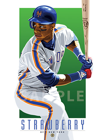 Hit a homer with your home decor!

Our Darryl Strawberry New York Mets illustration is the perfect way to show off your love of our great American pastime. This design comes in a standard 12” x 16” size that is easy to frame for your man cave, office, or wherever else you might need to show off your love for the sport.

Each print is in mint condition and professionally printed on heavyweight cover stock paper, perfect for autographs. 

This print is a great gift idea for Christmas, Father's Day, Mother's Day, Valentine's Day, Birthday, Anniversary, or any occasion!

HIGHLIGHTS:
- Player: Darryl Strawberry
- Team: New York Mets
- Sport: Baseball
- Great For Autographs