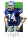 Illustration of one of football's  All-Time Greats and Hall of Famer Bob Lilly of the Dallas Cowboys.