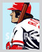 Digital Illustration of Pete Rose - one of the All-Time Greats from the Big Red Machine and baseball's hit king!