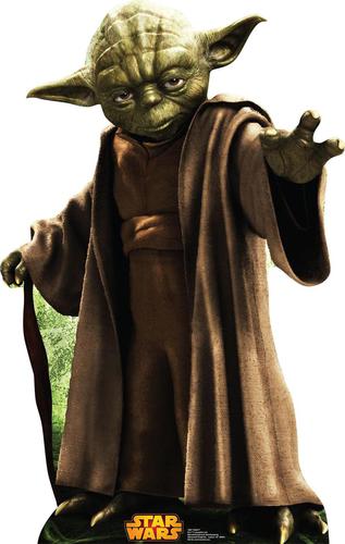 Cardboard Stand-Up of Yoda