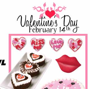 Valentines Day Cake and Cupcake Decorating