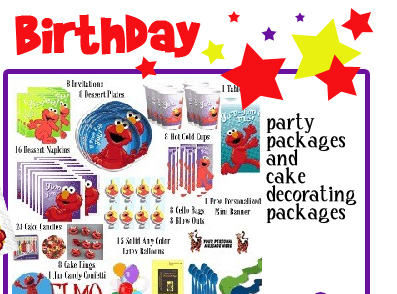 elmo party packages