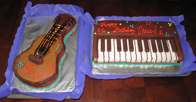 Musical Cakes - Guitar and Piano