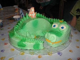 Picture of Beneradette Niebuhrs Dinosaur Cake