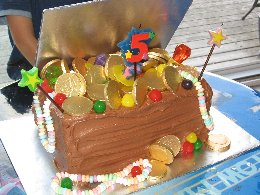 Picture of Beneradette Niebuhrs Treasure Chest Cake
