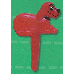 Clifford<br>8 Re-Usable Cake Pics & Party Favors