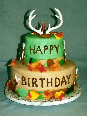 Hunting Cake Front
