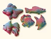 Tropical Fish Edible Hard Sugar Decorations