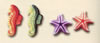 Sea Assortment Edible Hard Sugar Decorations