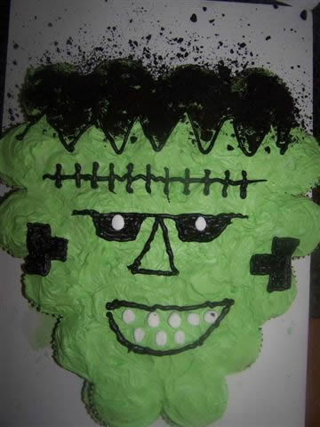 Picture of Frankenstein Cake