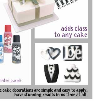wedding cake decorations