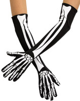 Skeleton Opera Adult Gloves