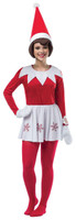 Elf on the Shelf Dress Adult Costume One+AC0-Size