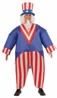 Uncle Sam Infatable Adult Costume