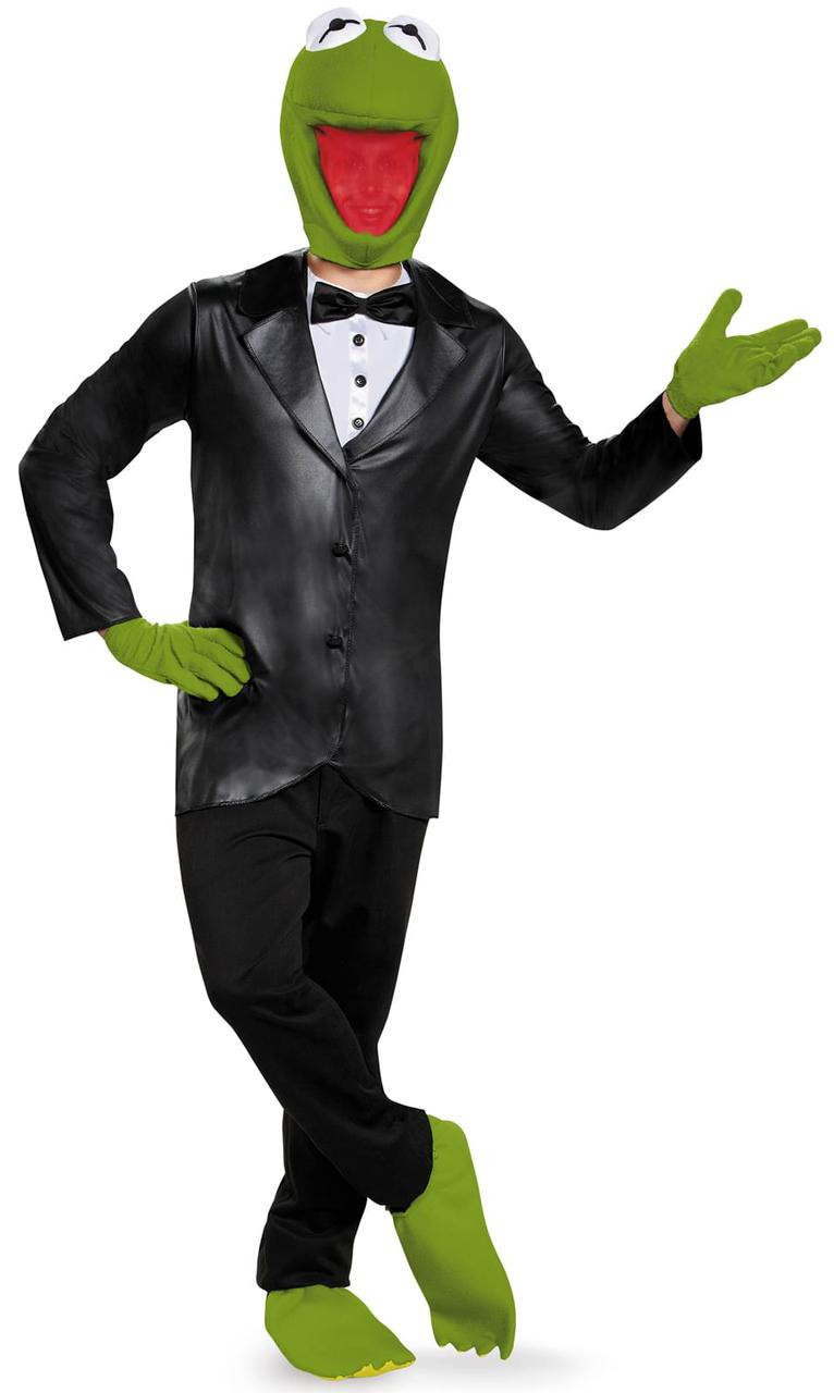 Kermit Deluxe Adult Costume - ThePartyWorks