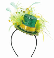 St. Patrick's Day Feathered Headband