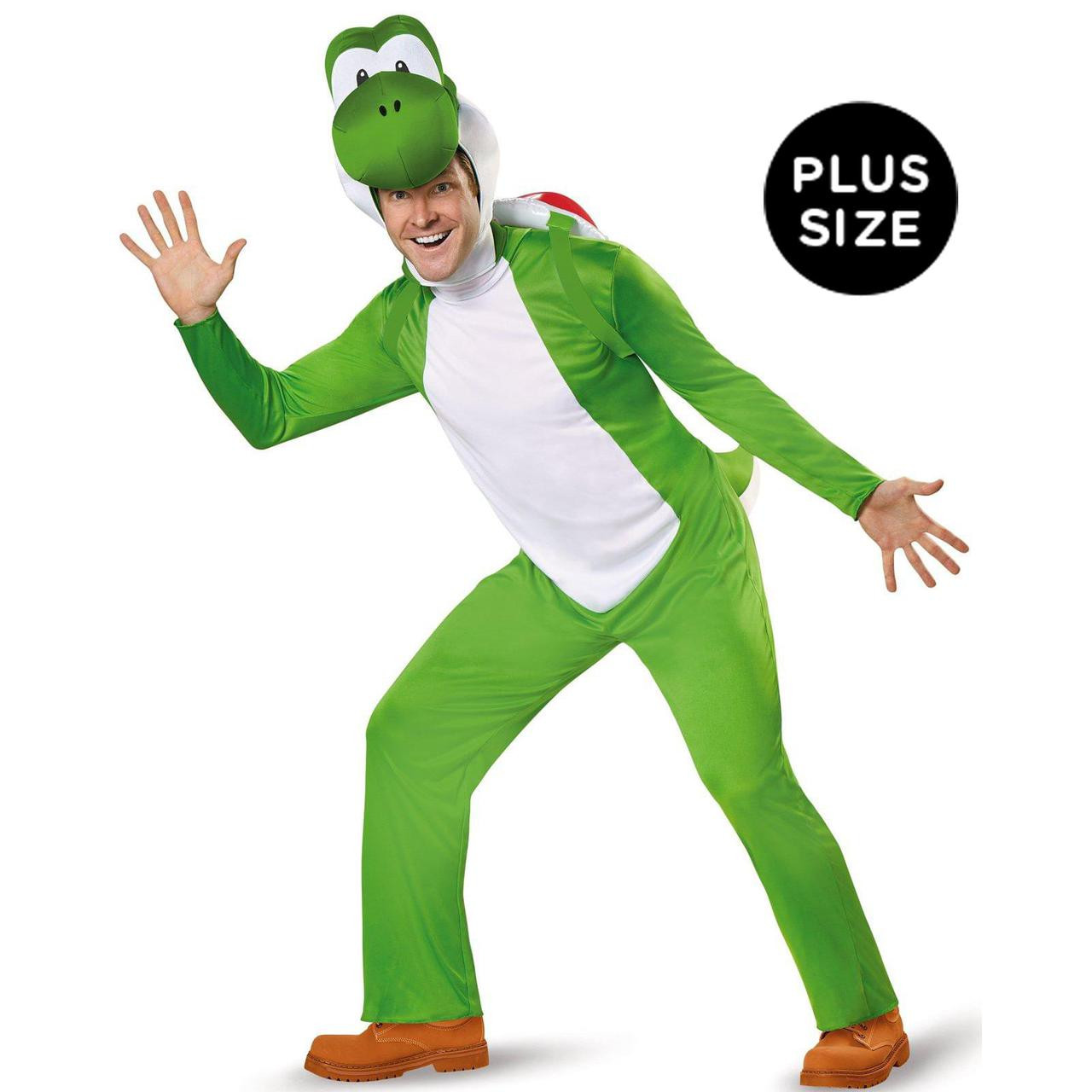 Super Mario: Yoshi Deluxe Adult Costume Plus 2 - ThePartyWorks