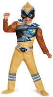Power Rangers Dino Charge: Gold Ranger Muscle Child Costume