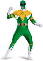 Mighty Morphin Power Rangers: Green Ranger Bodysuit Adult Costume Plus