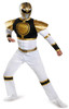 Mighty Morphin Power Rangers: White Ranger Muscle Adult Costume ...