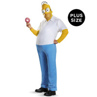 The Simpsons: Homer Deluxe Adult Costume 2