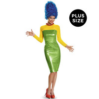 The Simpsons: Marge Deluxe Adult Costume  Plus