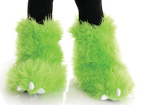 Neon Green Child Monster Boots