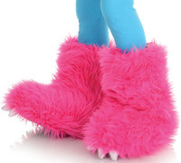 Hot Pink Child Monster Boots