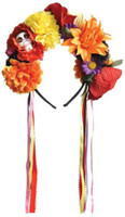 Day Of The Dead Flower Headpiece